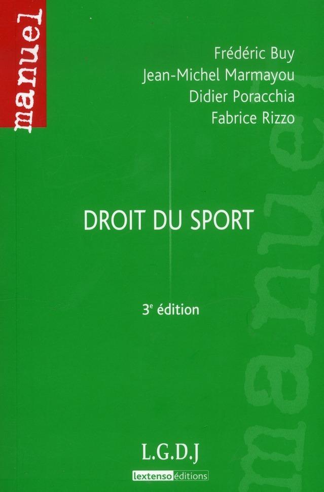 Foto Droit du sport (3e édition)