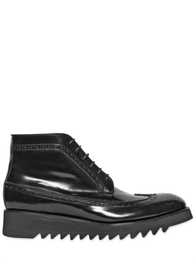 Foto dsquared botas shark show en piel cepillada 40mm
