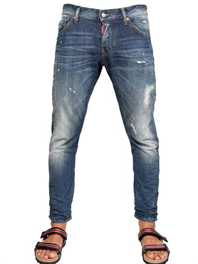 Foto dsquared jeans kenny twist de denim cerulean 16.5cm
