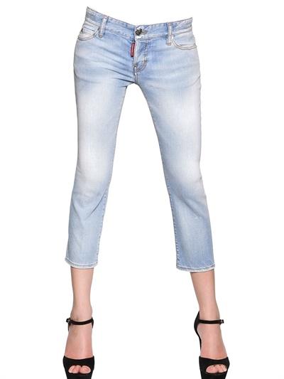 Foto dsquared jeans mini miller de algodón ajustado
