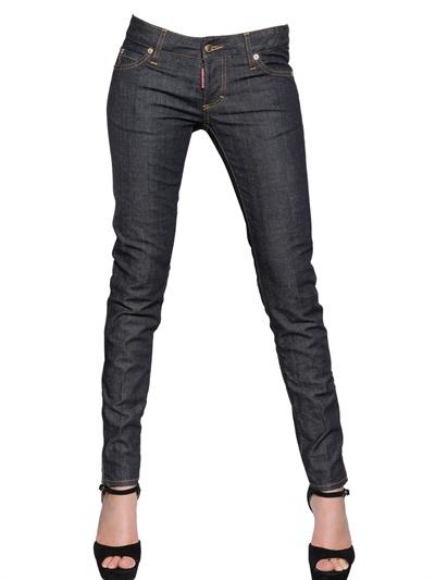 Foto dsquared jeans slim en algodón denim ajustados