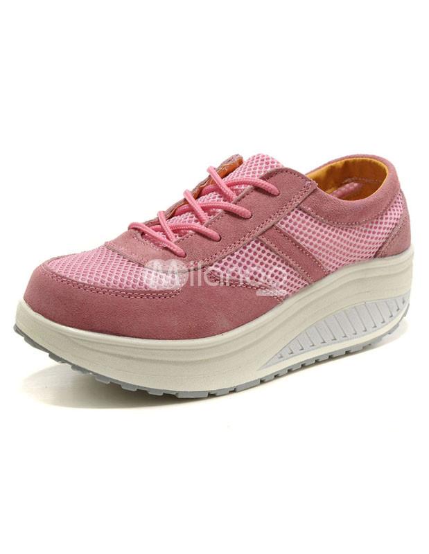 Foto Dulce Rosa zapatillas mujer neta de malla