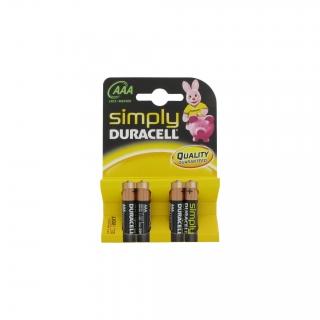 Foto Duracell 4 Pilas Aaa Alcalinas 1.5v 270mah