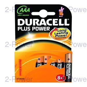 Foto Duracell batería aaa - alcalino x 8