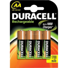 Foto Duracell HR6 1700 mAh AA 4er
