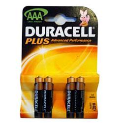 Foto Duracell MN2400PLUS-B4 Duracell Plus Alkaline Battery AAA Size