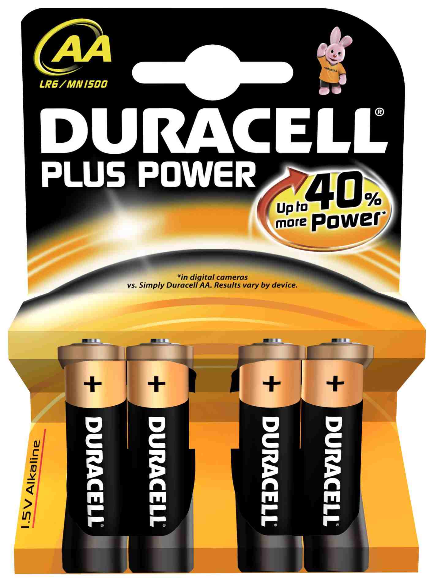 Foto Duracell Pila Alcalina Plus Power AA K4
