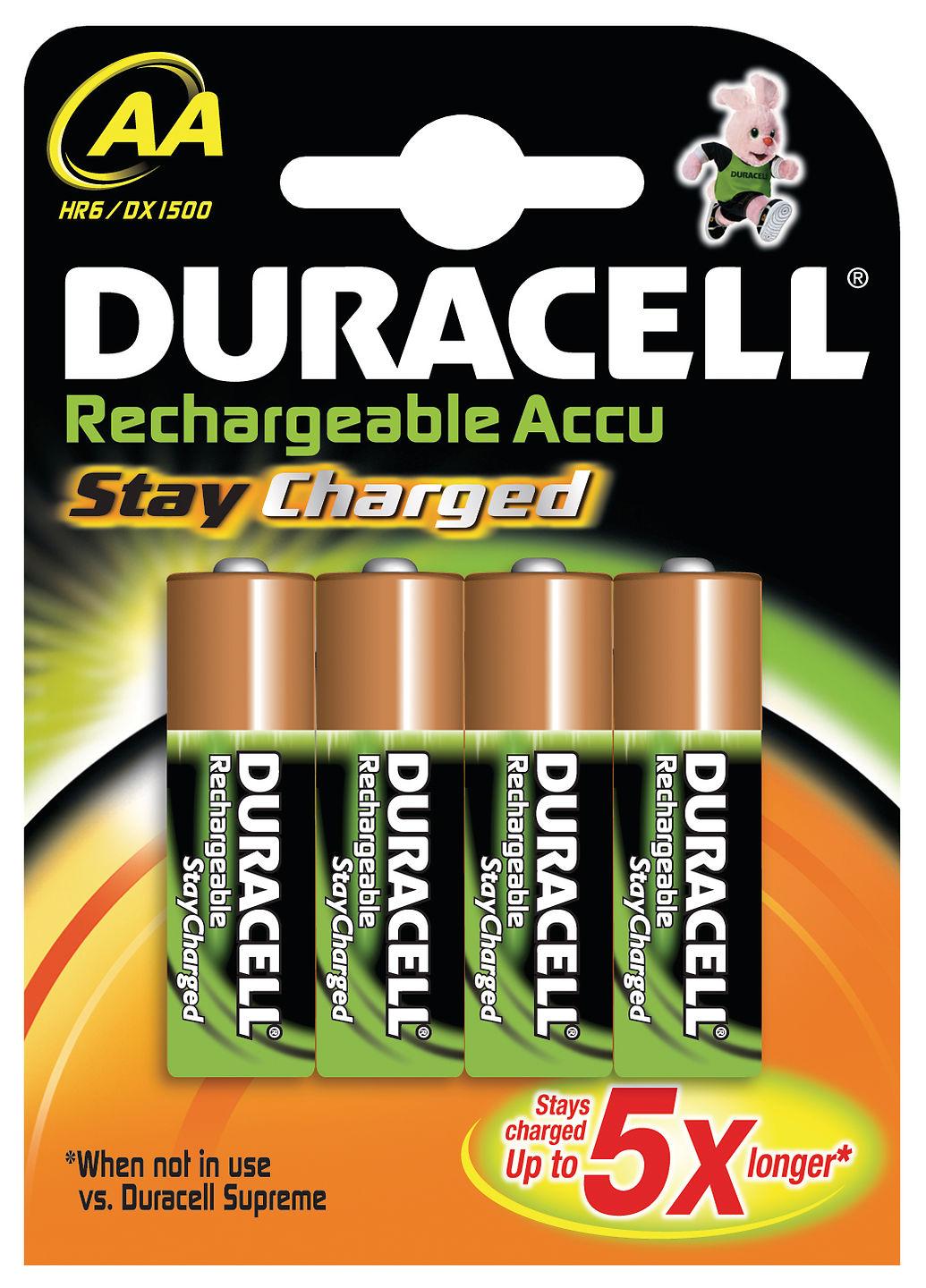 Foto Duracell Pilas Stay Charge AA (LR06) B4