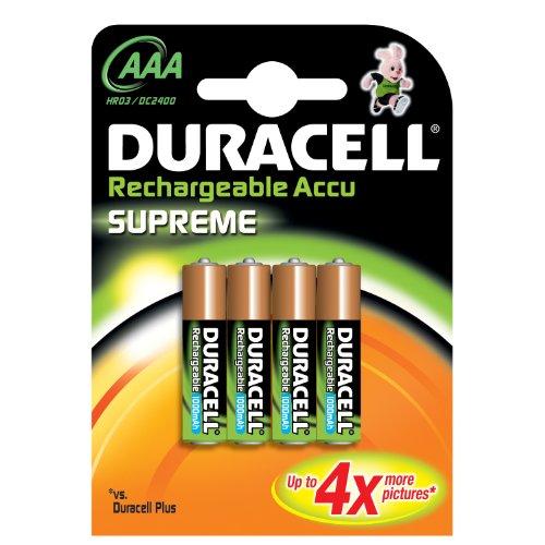 Foto Duracell Rechargeable Accu Supreme 1000 mAh AAA