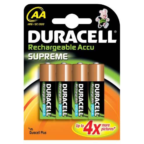 Foto Duracell Rechargeable Accu Supreme 2450 mAh AA