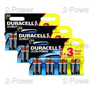 Foto Duracell ultra power batería aa - alcalino x 8