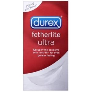 Foto Durex contraceptive sheaths - fetherlite ultra 12 pack