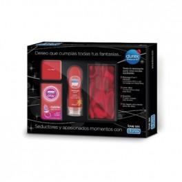 Foto Durex pleasure kit 3 preservativos + anillo + lubricante + venda