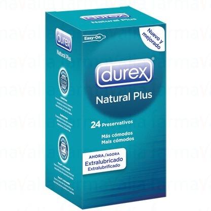 Foto Durex Preservativos Natural Plus Easy On x24