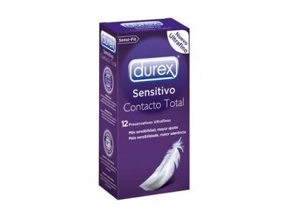 Foto Durex preservativos sensitivo contacto total, 12ud