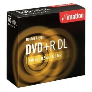 Foto DVD+R doble capa Imation jewel case