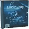 Foto Dvd+r double layer 8x mediarange slimcase pack 5 - 8.5gb - m ...