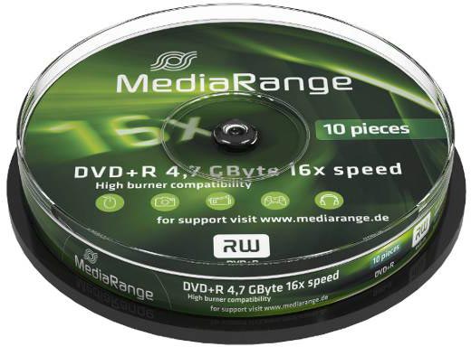 Foto Dvd+R Mediarange 16x Cake 10 - 4.7gb - Mr453