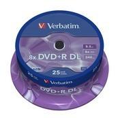 Foto DVD+R Verbatim el / 8.5 GB / 8x / Doble cara / 025 piezas / tarrina