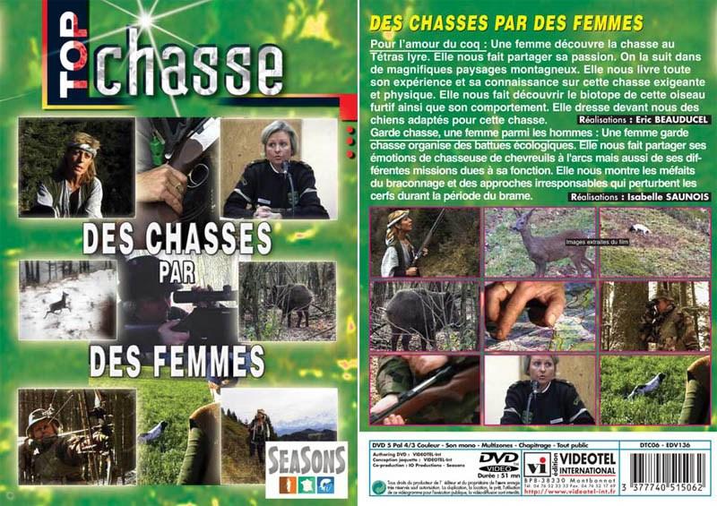 Foto dvd - des chasses par des femmes - chasse du grand gibier - top chasse des chasses par des femmes