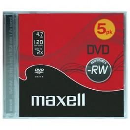 Foto Dvd-rw 4.7 gb caja de 5 unidades maxell