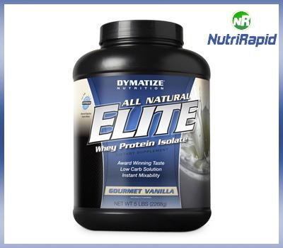 Foto Dymatize  All Natural Elite Whey 2.26 Kg Vainilla + Shaker  Proteina