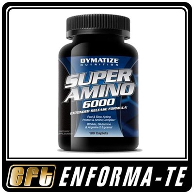 Foto Dymatize Super Amino 6000, 180 Caps. Aminoácidos Bcaa Proteína (0,11€/un.)