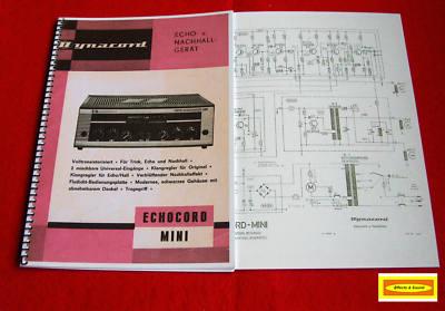 Foto Dynacord Echocord Mini Operating Instruction Manual