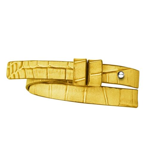 Foto Dyrberg/Kern Kagami Yellow Leather Bracelet, Yellow