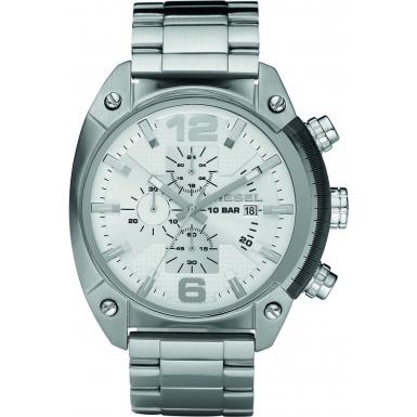 Foto DZ4203 Diesel Mens ADVANCED Chronograph Silver Watch