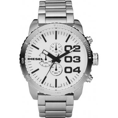 Foto DZ4219 Diesel Mens Advanced Steel White Watch
