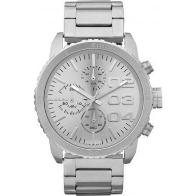 Foto DZ5301 Diesel Ladies FRANCHISE Chronograph Silver Watch