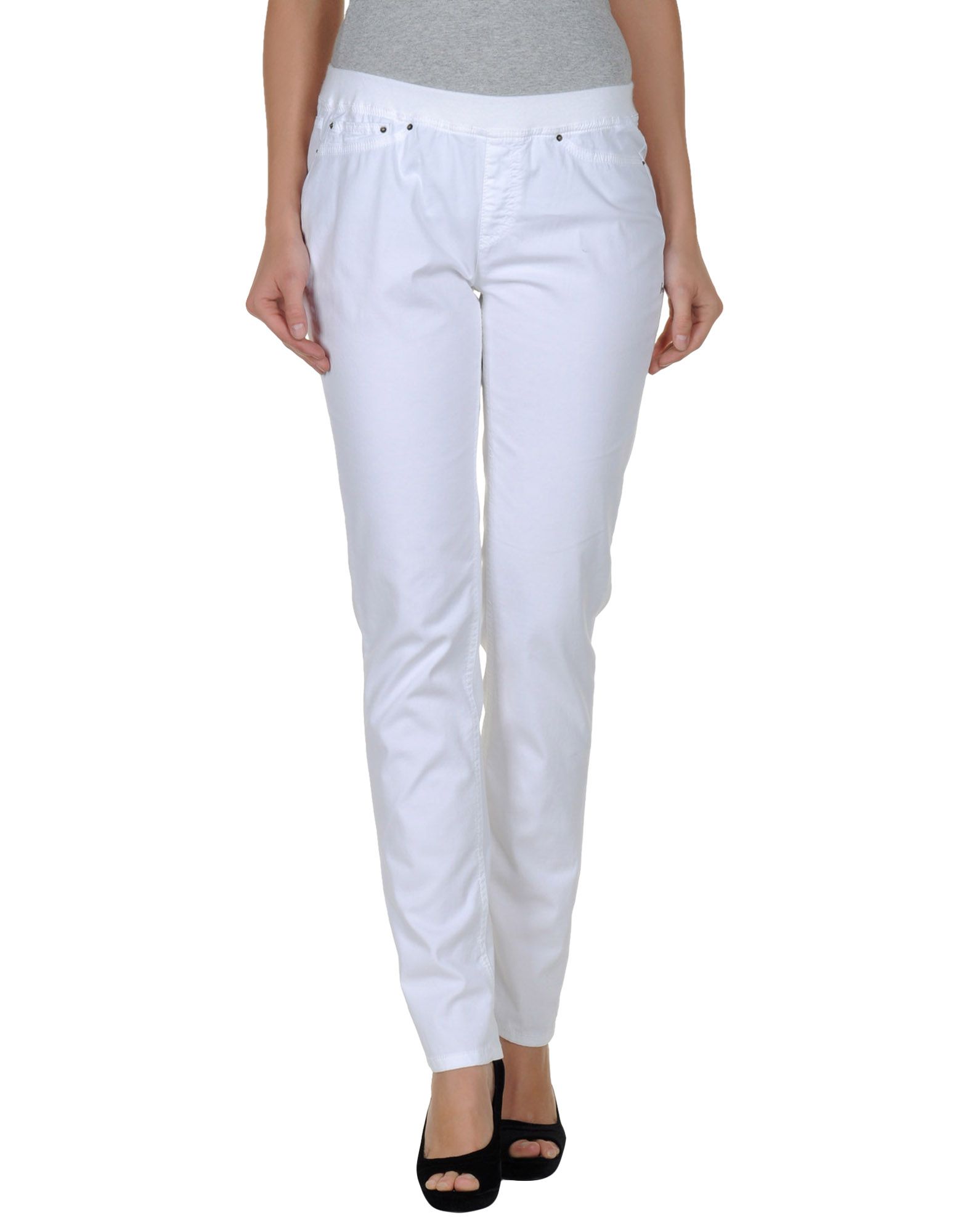 Foto E-Last-Fit Pantalones Mujer Blanco