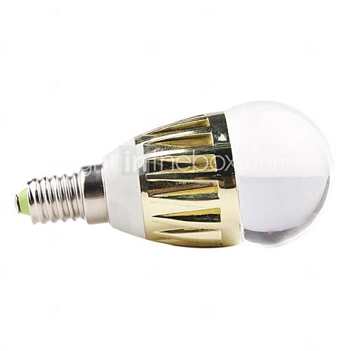 Foto e14 3w llevado la luz roja bola bulbo (110-240v)