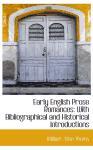 Foto Early English Prose Romances: With Bibliographical And Historical Intr