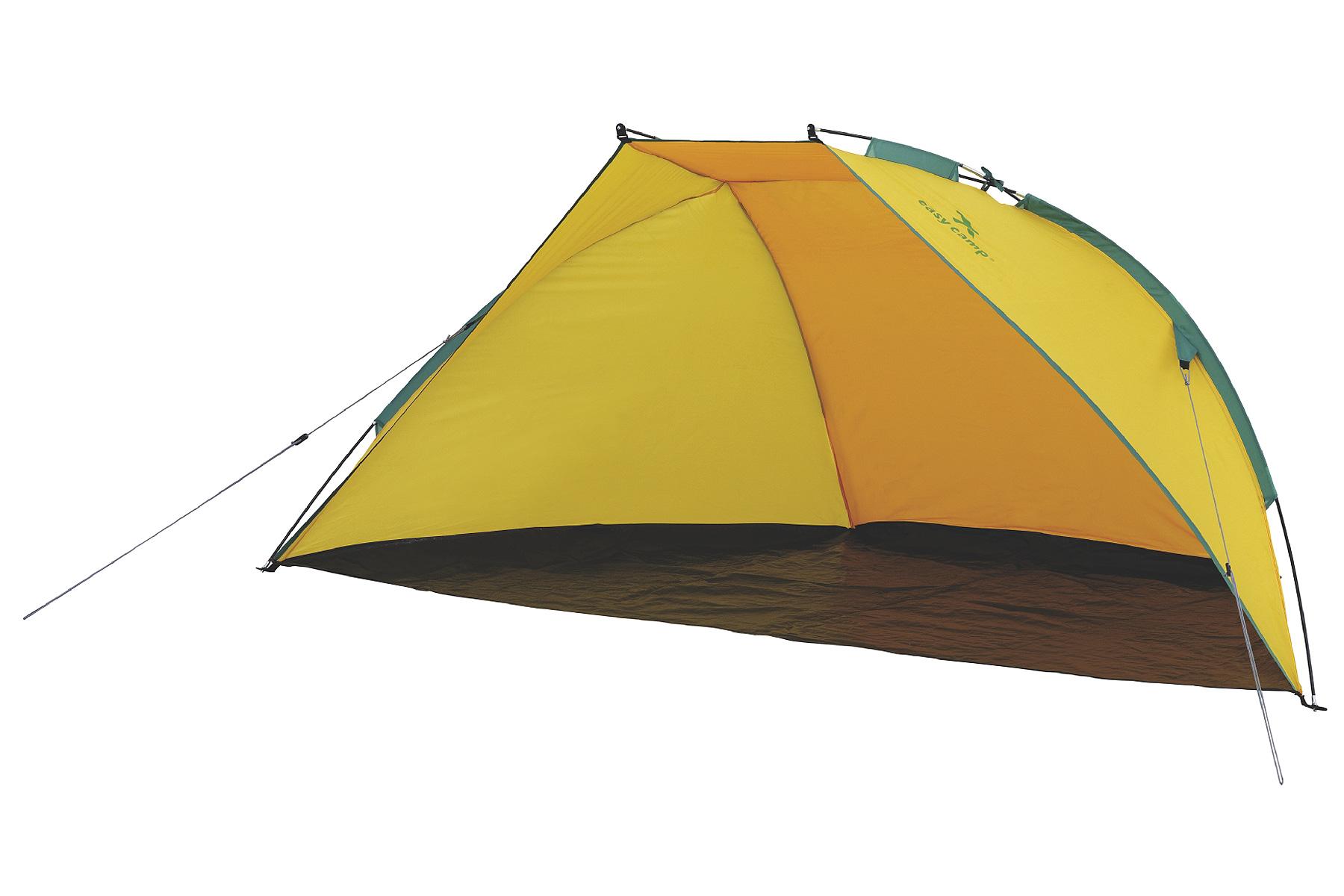 Foto Easy Camp Beach Parasol de playa amarillo/anaranjado