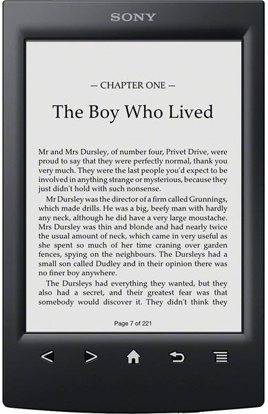 Foto ebook sony prs-t2 negro