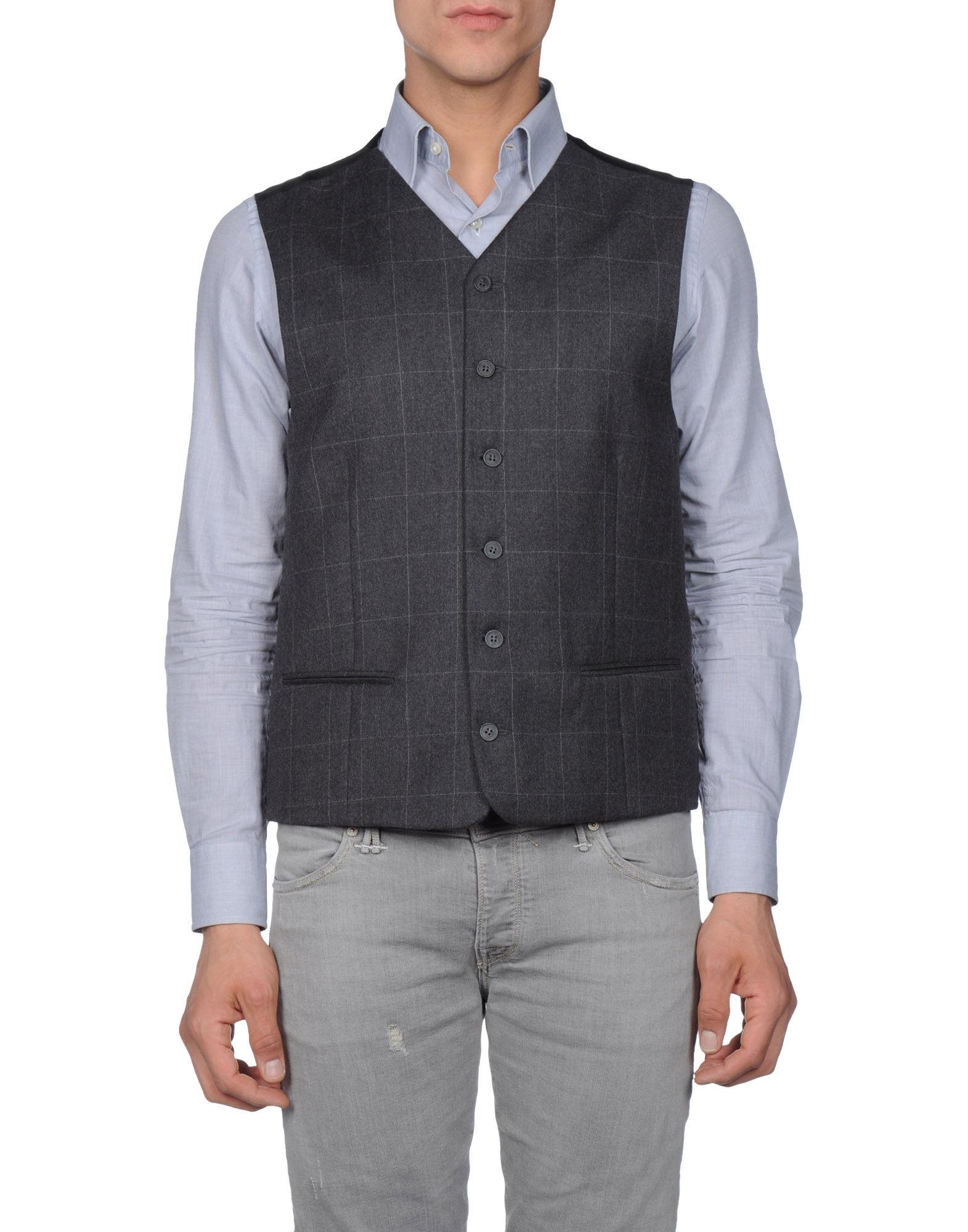 Foto Eccezione Chalecos Hombre Gris marengo