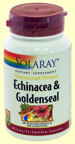 Foto Echinacea y Goldensea - Solaray - 60 cápsulas