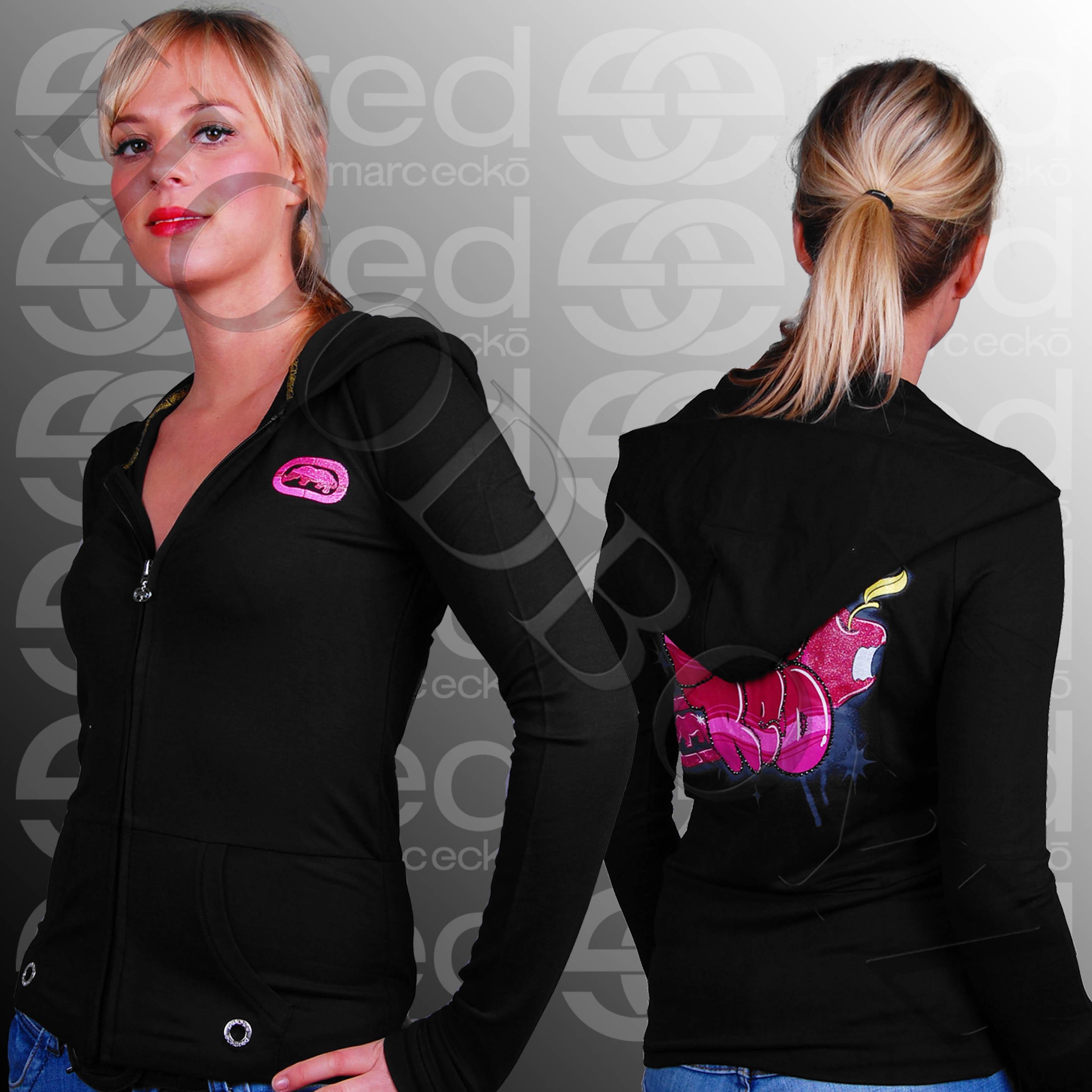 Foto Ecko Red Big Apple Sudaderas Con Capucha Con Cremallera Negro
