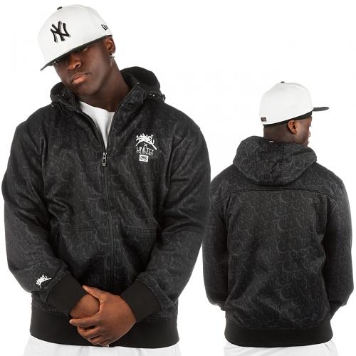 Foto Ecko Unltd. The Exhibit Fleece Allover Zip Hoody Black