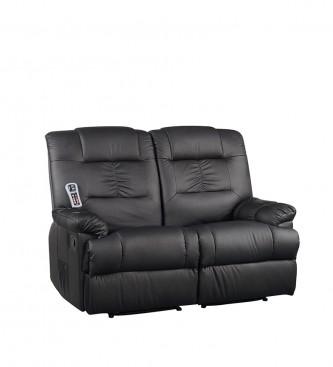 Foto Eco- de. Sillon de masaje VENECIA negro-2 Plazas-