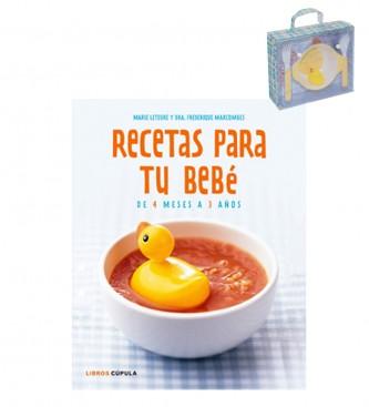 Foto Editorial planeta. Kit RECETAS PARA TU BEBE de Marie Leuterie -16,7x19