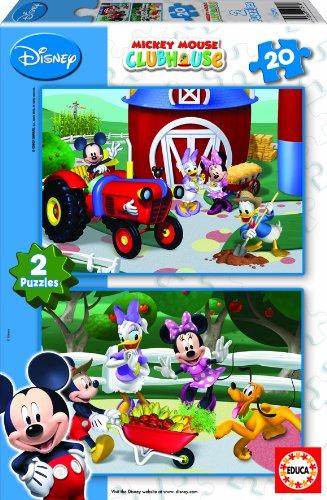Foto Educa 15290 Disney Mickey Mouse Club House - Puzzles (2 unidades, 20 piezas)