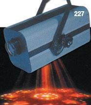 Foto efecto de luces lucky star 250 w con lamparas