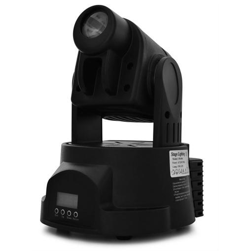 Foto Efecto de luz LED Skytec de cabeza móvil DJ 9 Gobos RGB DMX