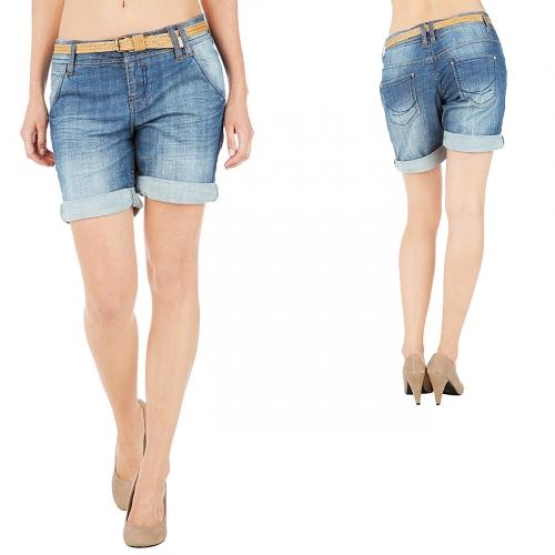 Foto Eight2Nine Kemina pantalones cortos Midle azul vaquero talla XS