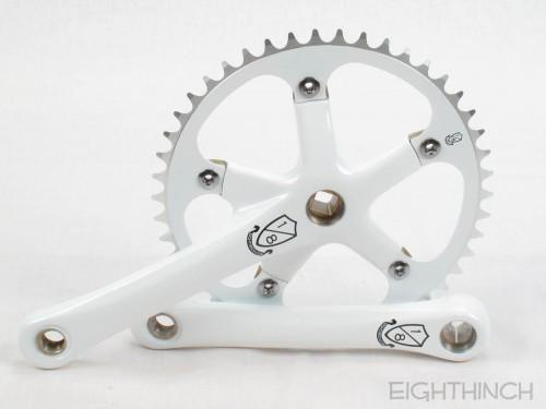 Foto Eighthinch White Track Crankset 160mm