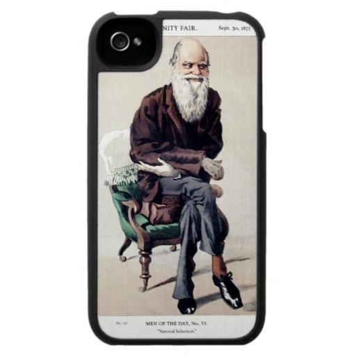 Foto Ejemplo de Charles Darwin Vanity Fair Iphone 4 Protector