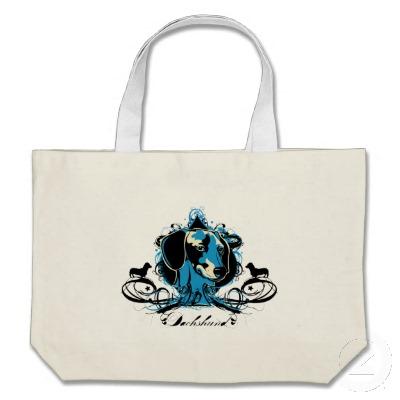 Foto Ejemplo del perro de Projekt del Dachshund Bolsa Lienzo